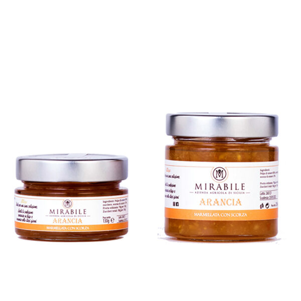 Marmellata Arancia di Sicilia con scorza
